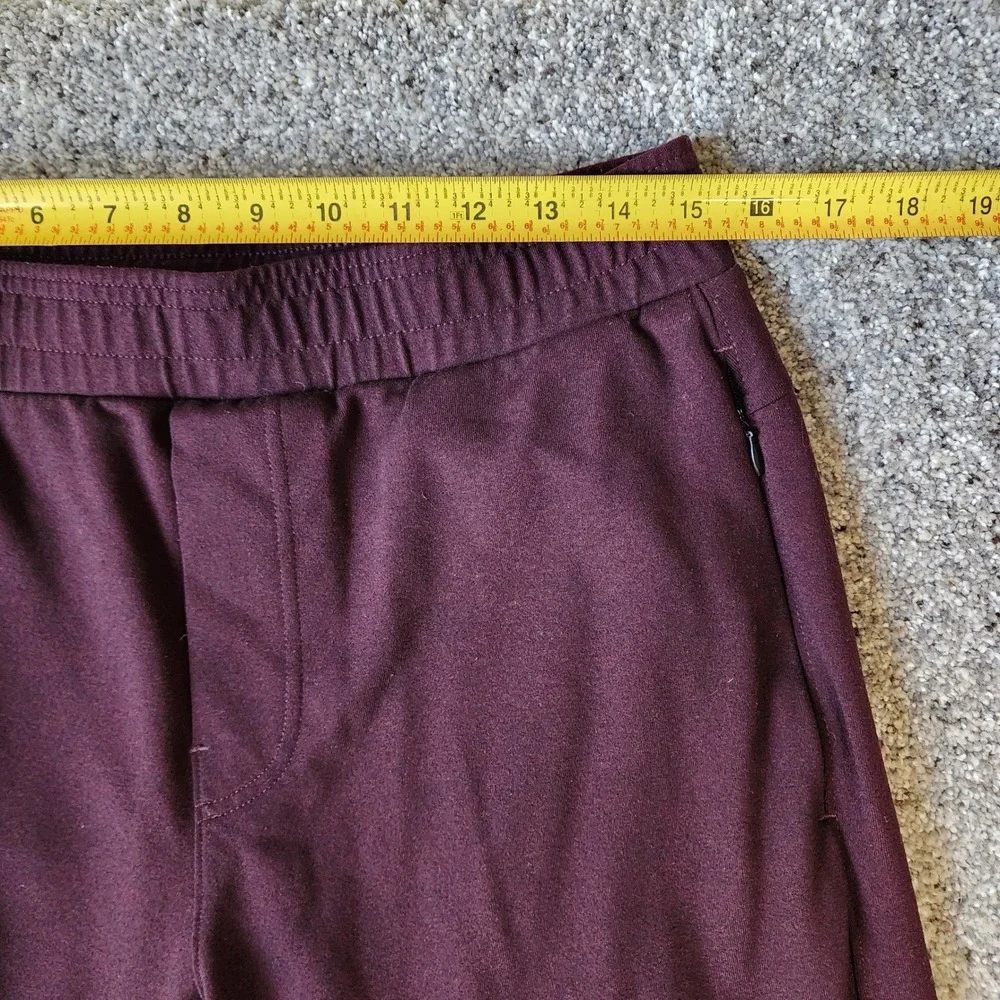 Public Rec All Day Every Day Pants Mens 34/32 Burgundy Jogger Tapered‎ Excellent